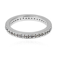 Bague en argent et Diamant champagne I3