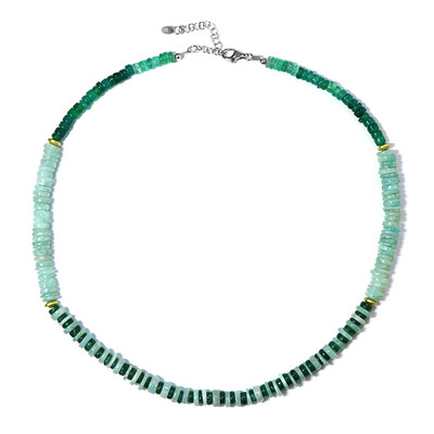 Collier en argent et Hématite dorée