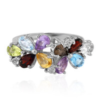 Bague en argent et Grenat