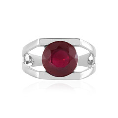 Bague en argent et Rubis de Madagascar (de Melo)