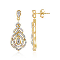 Boucles d'oreilles en argent et Zircon