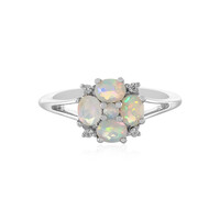 Bague en argent et Opale Welo