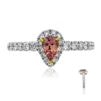 Bague en or et Saphir Padparadscha (CIRARI)