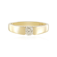 Bague en or et Diamant chocolat I2