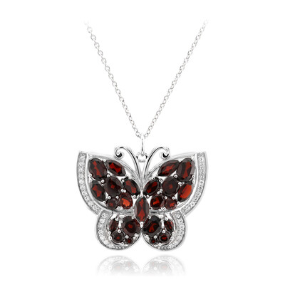 Collier en argent et Grenat