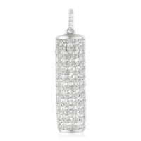 Pendentif en argent et Topaze blanche