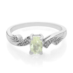 Bague en argent et Orthose