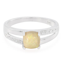 Bague en argent et Opale de Kalimaya