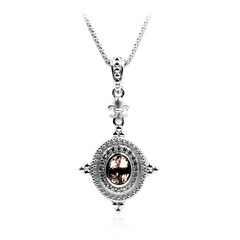 Collier en argent et Morganite (Dallas Prince Designs)