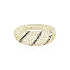 Bague en or et Diamant noir (Ornaments by de Melo)