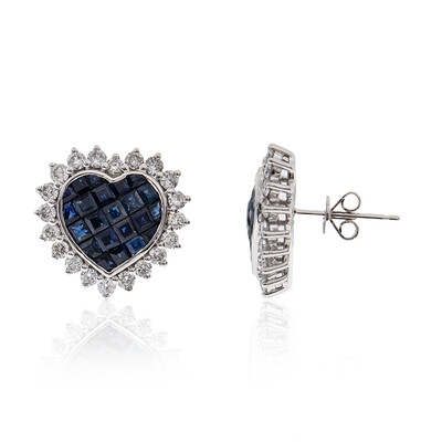 Boucles d'oreilles en or et Saphir de Ceylan (CIRARI)