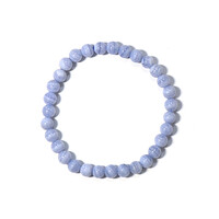 Bracelet et Agate zonée bleue
