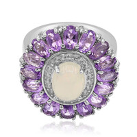 Bague en argent et Opale Welo
