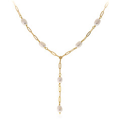 Collier en argent et Perle de culture d'eau douce (Joias do Paraíso)