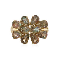 Bague en or et Pierre du Soleil de l’Orégon