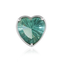 Pendentif en argent et Fluorite verte