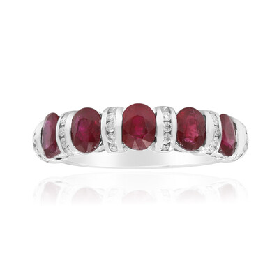 Bague en or et Rubis AAA du Mozambique (CIRARI)