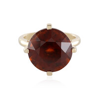 Bague en or et Grenat Hessonite