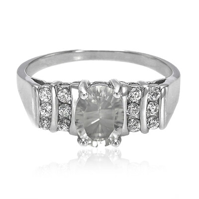 Bague en argent et Pétalite