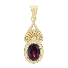 Pendentif en argent et Rhodolite de la Vallée du Rift (Remy Rotenier)