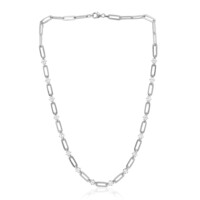 Collier en argent et Topaze blanche