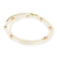 Bracelet en or et Saphir rose de Tuléar (Michelle Albala)