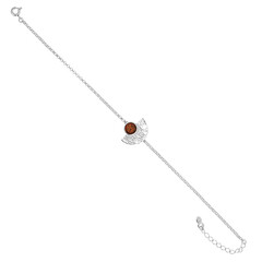 Bracelet en argent et Ambre baltique