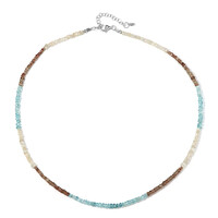 Collier en argent et Zircon Fancy