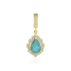 Pendentif en argent et Grandidierite