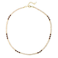Collier en argent et Grenat d'Inde