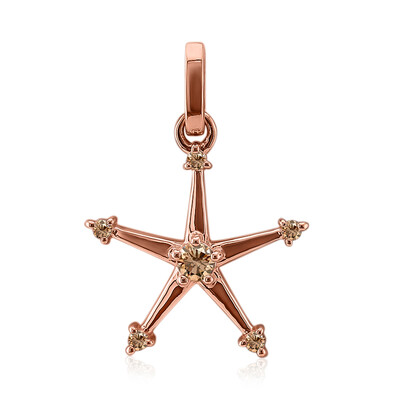 Pendentif en or et Diamant rose de France SI1 d'Argyle  (Annette)