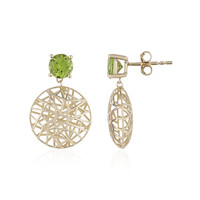Boucles d'oreilles en or et Péridot (Ornaments by de Melo)