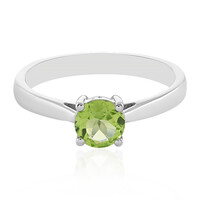 Bague en argent et Péridot