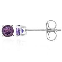 Boucles d'oreilles en argent et Topaze raisin