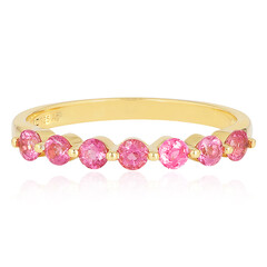 Bague en argent et Tourmaline rose