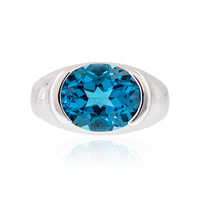Bague en argent et Topaze de Marambaia