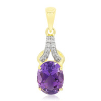 Pendentif en or et Améthyste du Maroc