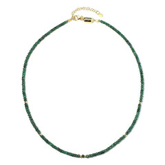 Collier en argent et Emeraude de Zambie