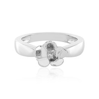 Bague en argent et Diamant PK (J)