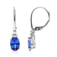 Boucles d'oreilles en or et Tanzanite AAA (CIRARI)