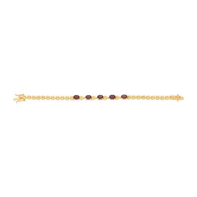 Bracelet en argent et Grenat rouge