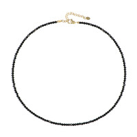 Collier en argent et Spinelle noir