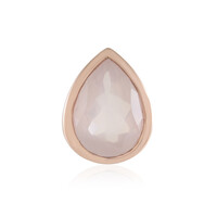 Pendentif en argent et Quartz rose