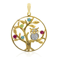 Pendentif en argent et Péridot