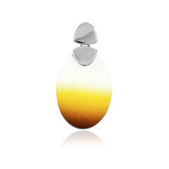 Pendentif en argent et Ambre baltique