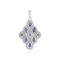 Pendentif en argent et Tanzanite