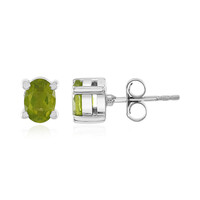 Boucles d'oreilles en argent et Péridot