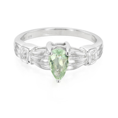 Bague en argent et Tourmaline Paraïba