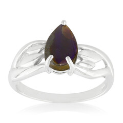 Bague en argent et Ammolite
