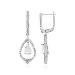 Boucles d'oreilles en argent et Opale Welo